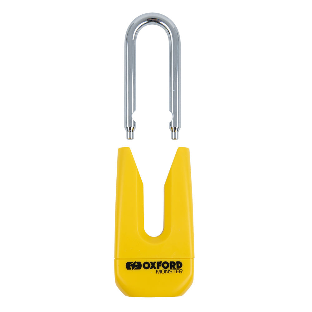 Oxford Monster Disc Lock Yellow - 11mm Shackle