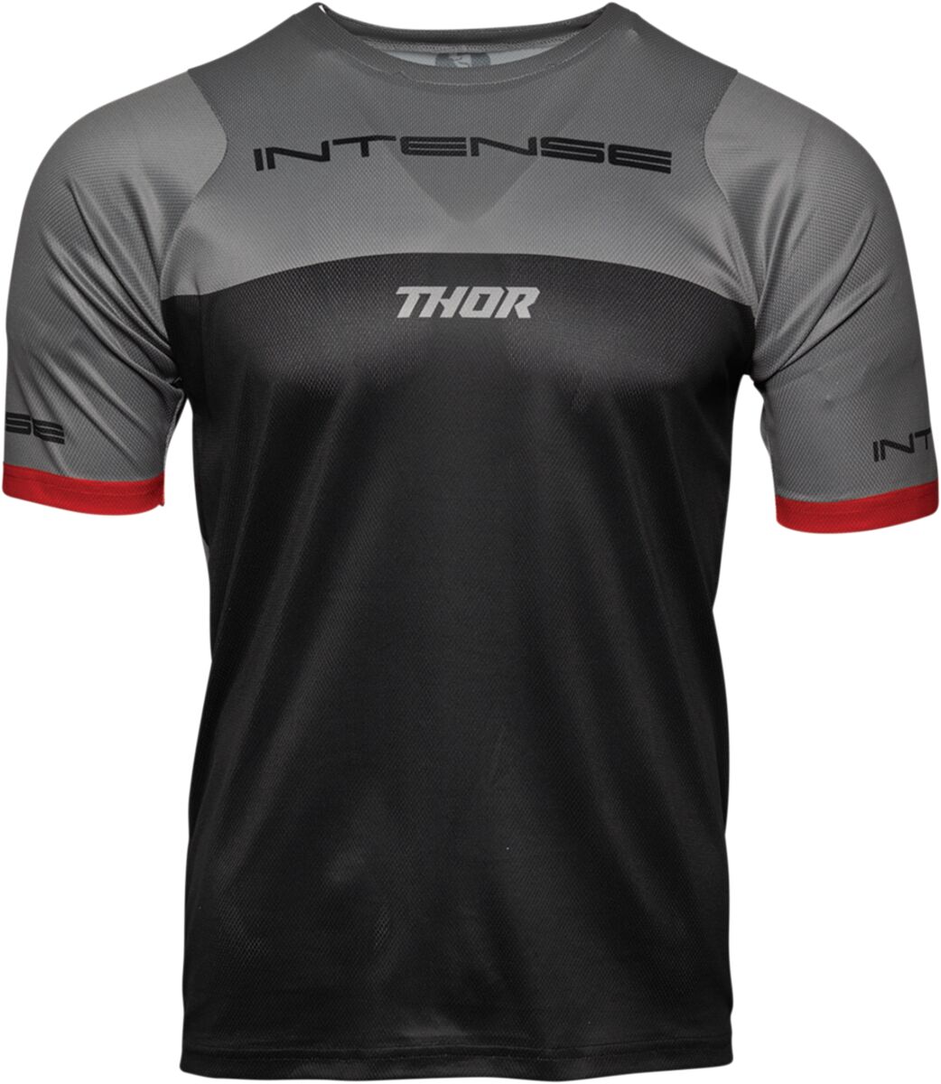 Thor Intense Short Sleeves MTB Jersey Black / Grey