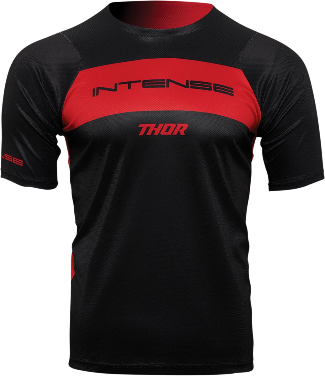 Thor Intense Short Sleeves MTB Jersey Dart Black / Red