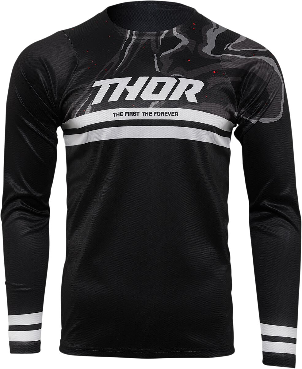 Thor Assist Banger Jersey Black / Charcoal - FREE UK Shipping, FREE 365 Day Returns | Moto Central