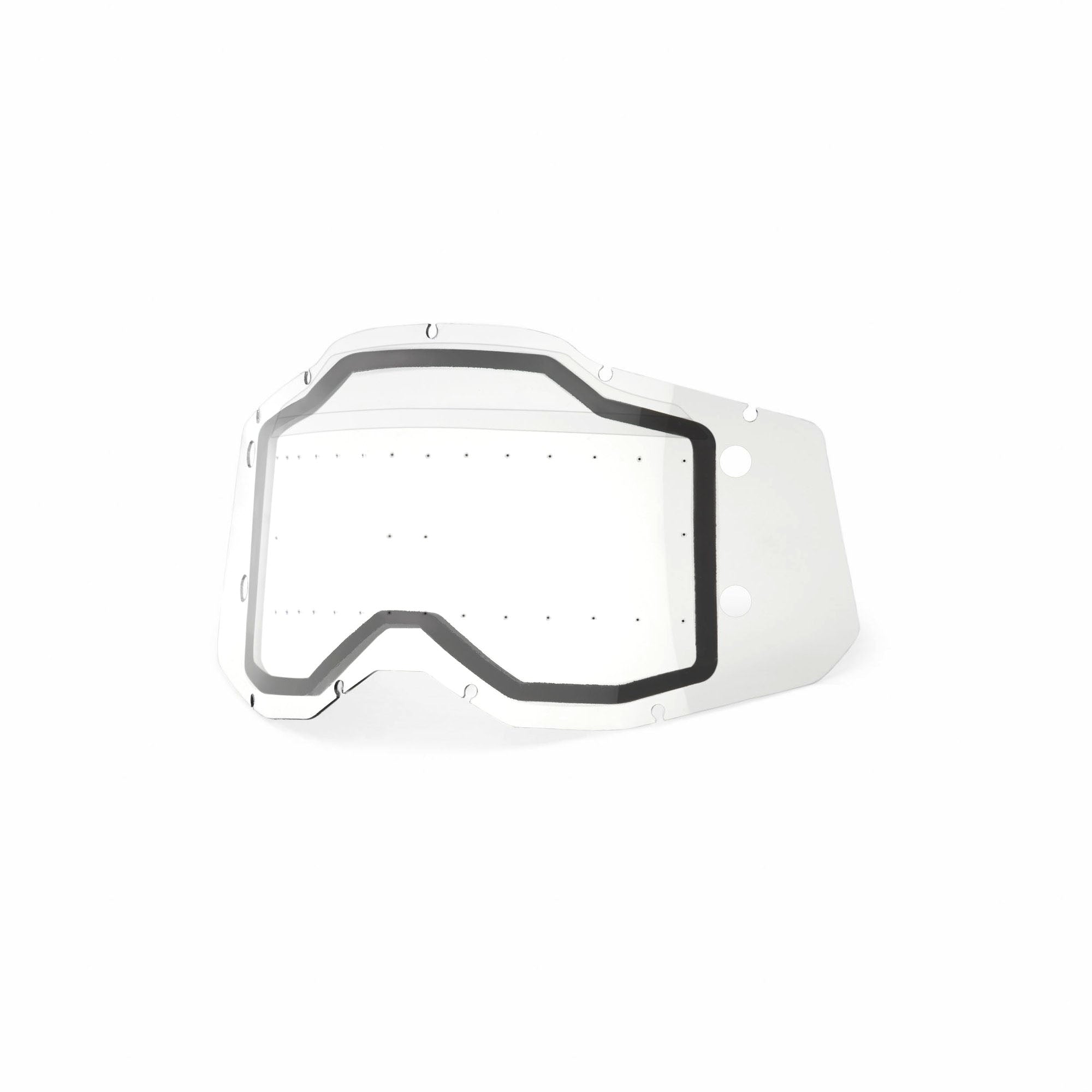 100% Racecraft / Accuri / Strata 2 Forecast Replacement Dual Pane Lens Clear - FREE UK Shipping, FREE 365 Day Returns | Moto Central