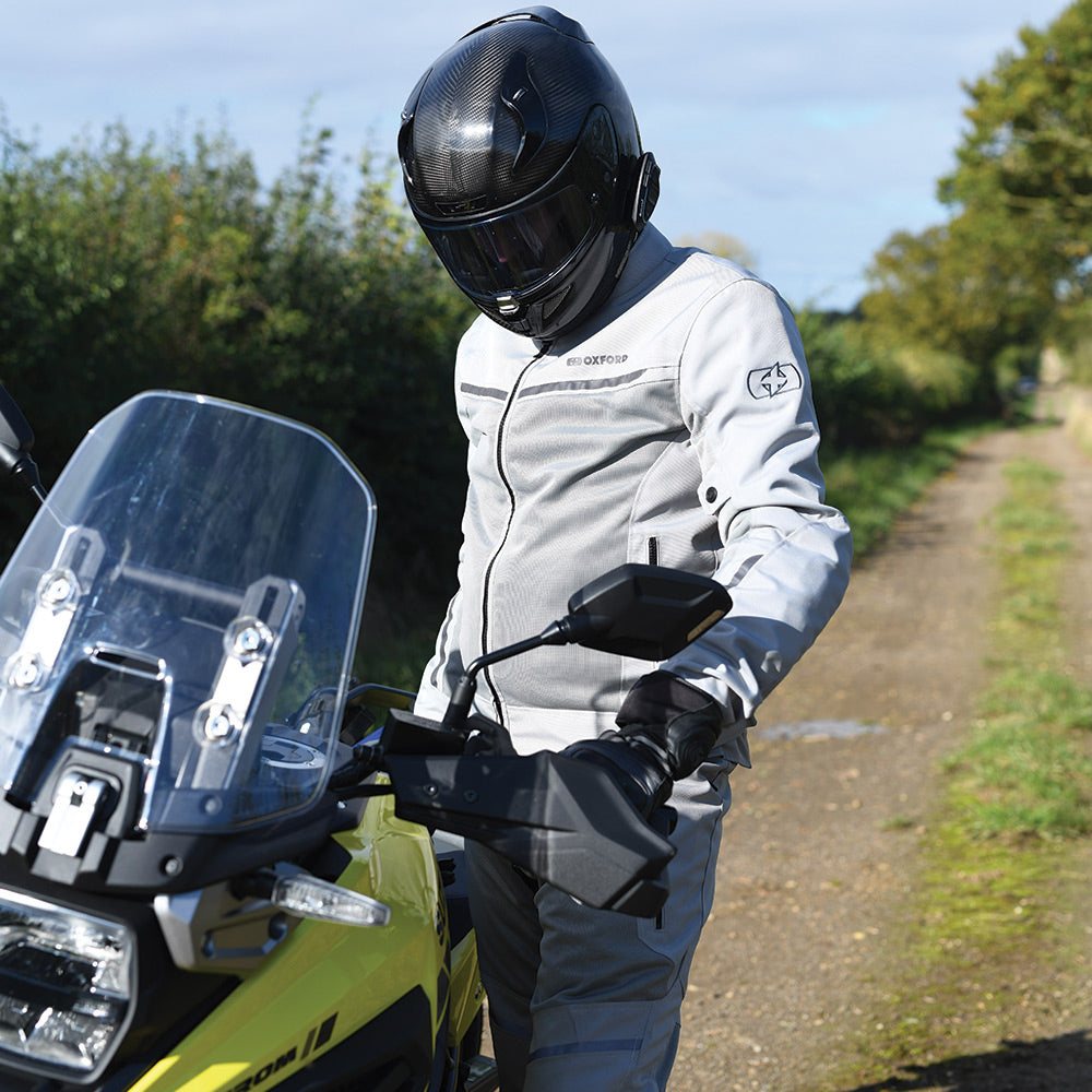 Oxford Arizona 1.0 Air Textile Jacket Arctic  - FREE UK Shipping, FREE 365 Day Returns | Moto Central