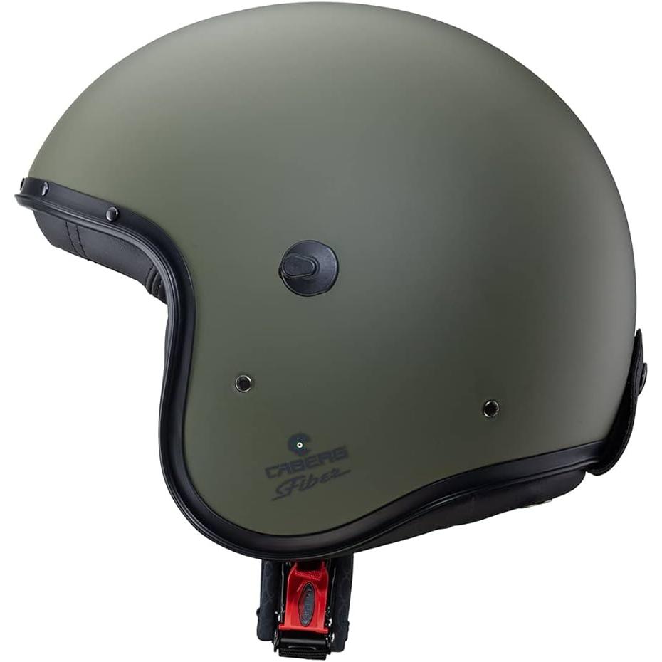 Caberg Freeride Plain Open Face Helmet Matt Green