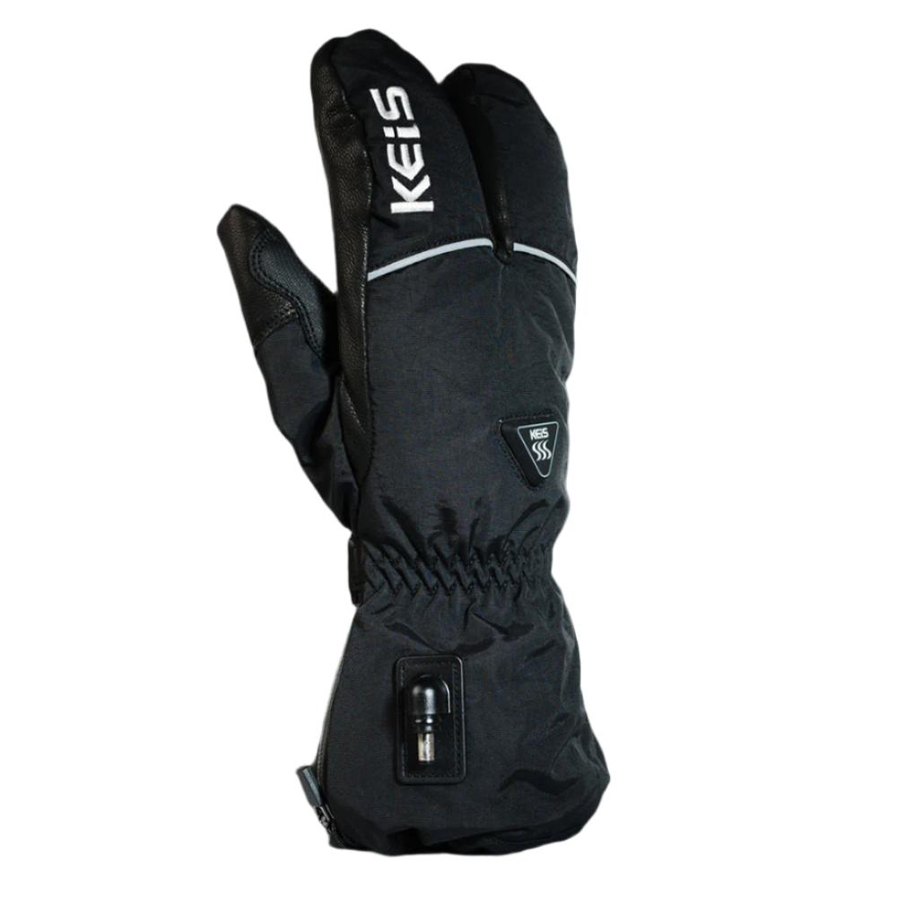 Keis Extreme G301 Premium Heated 3-Finger Textile Gloves - FREE UK Shipping, FREE 365 Day Returns | Moto Central