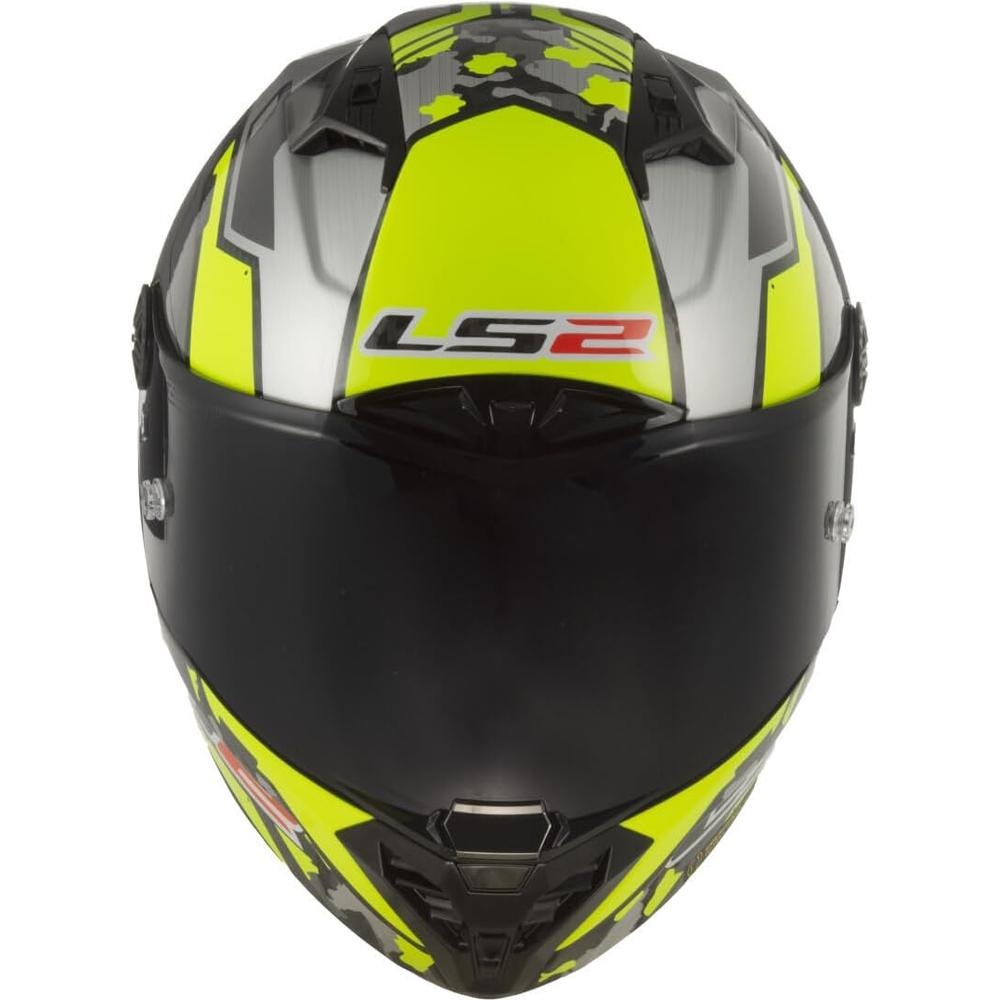 LS2 FF805 Thunder Carbon ECE 22.06 Full Face Helmet Space Hi-Viz Yellow / Grey