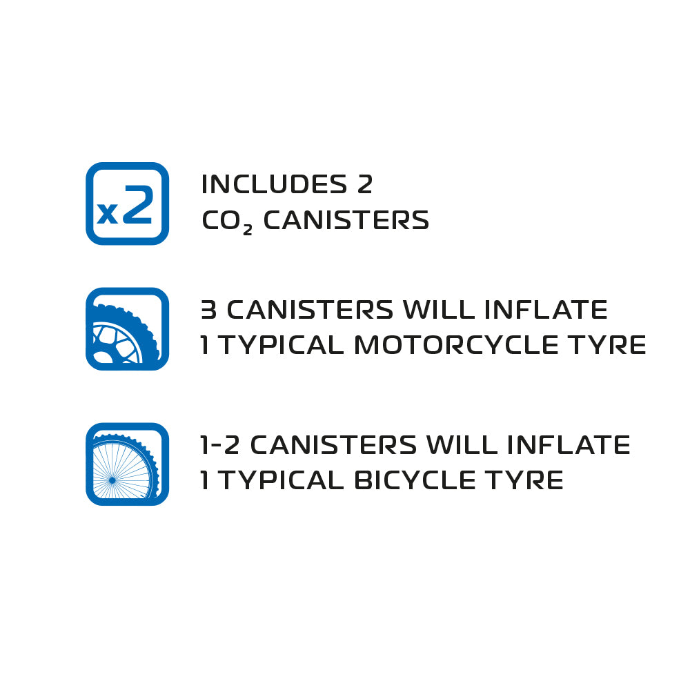 Oxford CO2 Tyre Inflator Kit