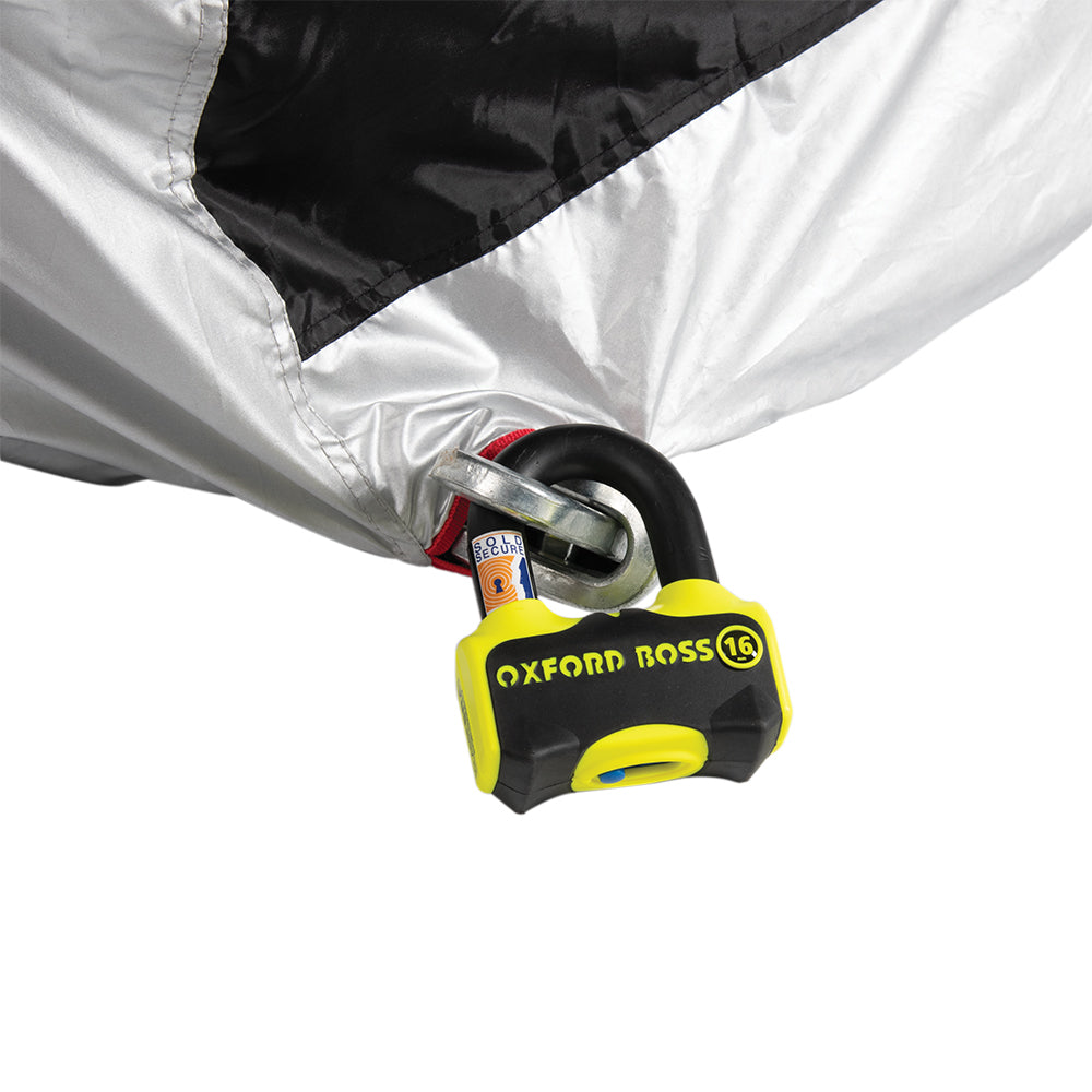 Oxford Aquatex Cover Black / Silver - FREE UK Shipping, FREE 365 Day Returns | Moto Central