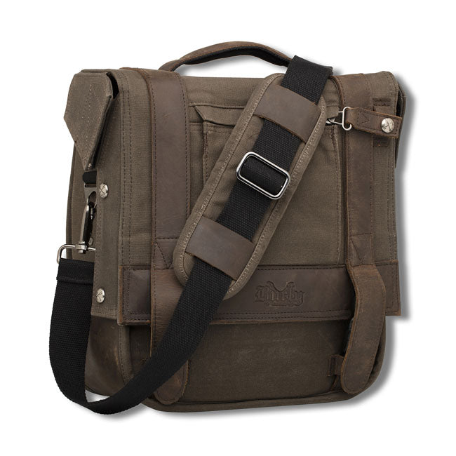 Burly Voyager Saddlebag Dark Oak Canvas