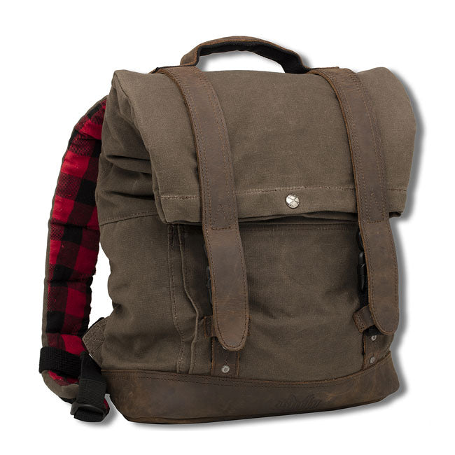 Burly Voyager Back Pack Dark Oak