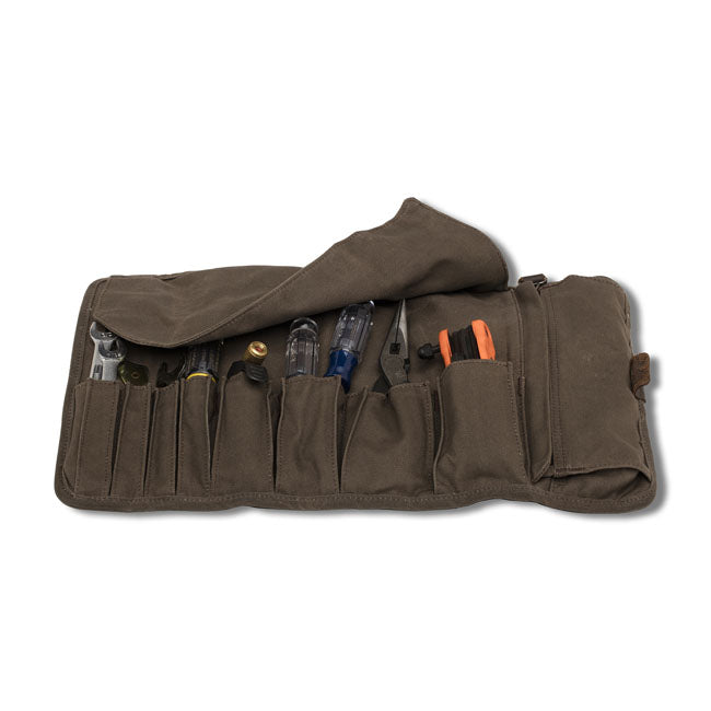 Burly Voyager Tool Roll Dark Oak