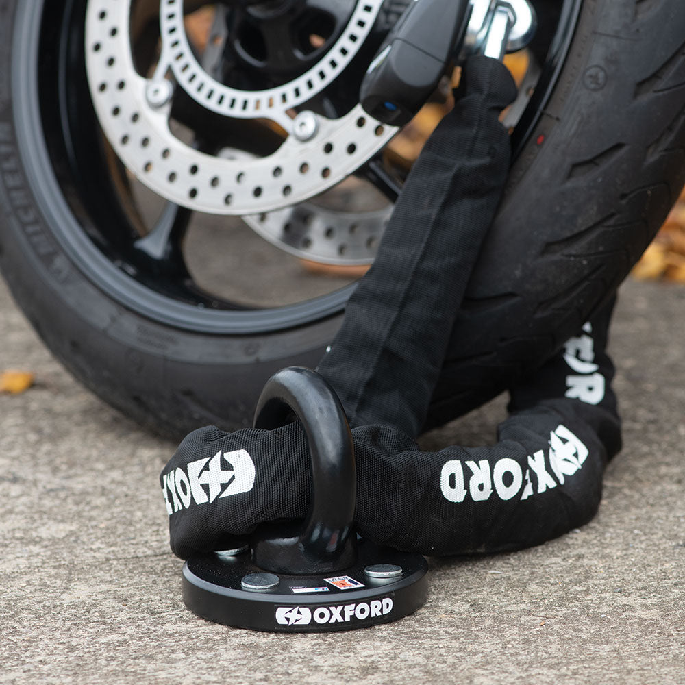 Oxford RotaForce Ground Anchor Black - FREE UK Shipping, FREE 365 Day Returns | Moto Central