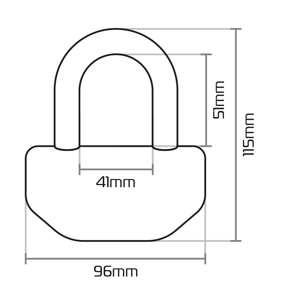 Oxford Boss Disc Lock Fluo Yellow - 12.7mm Shackle - FREE UK Shipping, FREE 365 Day Returns | Moto Central