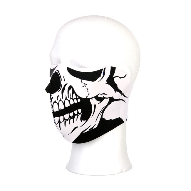 Motorcycle Storehouse Half Face White Skull Face Mask