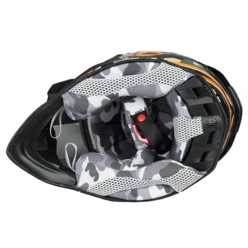 Just1 J12 Carbon MX Helmet Kombat Orange  - FREE UK Delivery - Moto Central