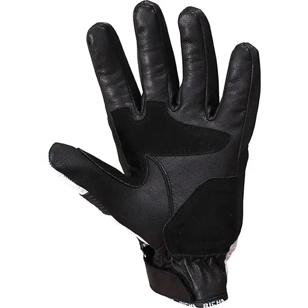 Richa Rock Leather Gloves Black / White  from Moto Central - Motorcycle Clothing