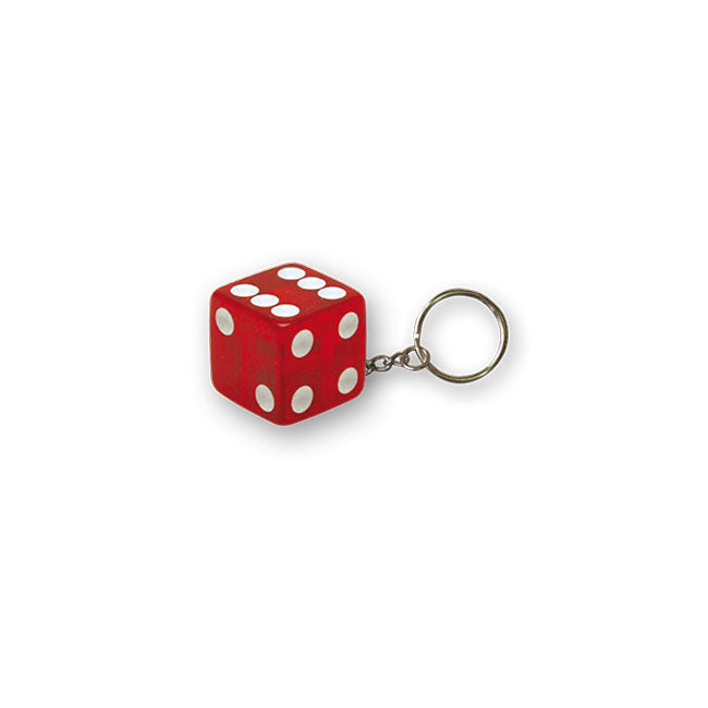 Trik Topz Dice Key Chain Clear Red