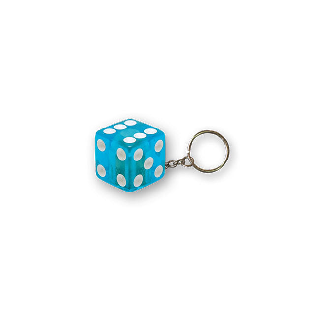 Trik Topz Dice Key Chain Clear Blue