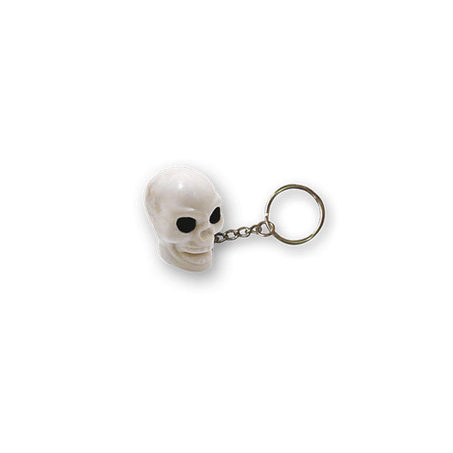 Trik Topz Skull Key Chain White