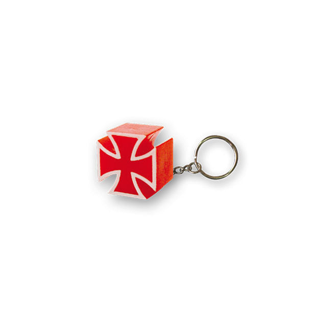 Trik Topz Cross Pin Key Chain Red