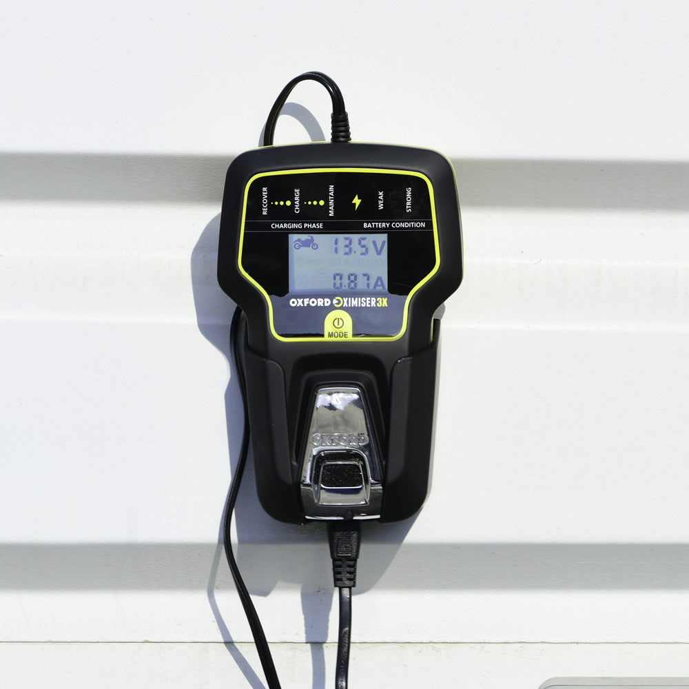 Oxford Oximiser 3X Advanced Battery Management System Black / Yellow - EU Plug