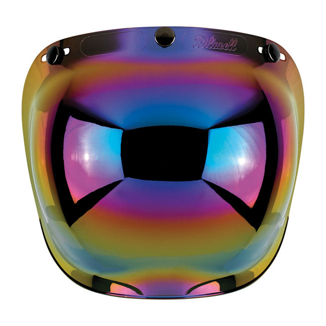 Biltwell Anti-Fog Bubble Shield Rainbow - FREE UK Shipping, FREE 365 Day Returns | Moto Central