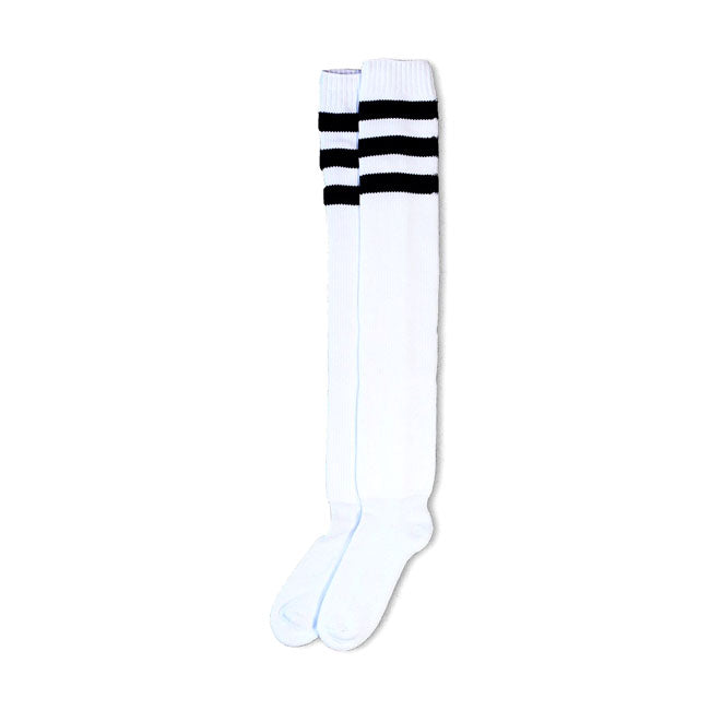 American Socks Ultra High Old School Socks Triple Black Striped