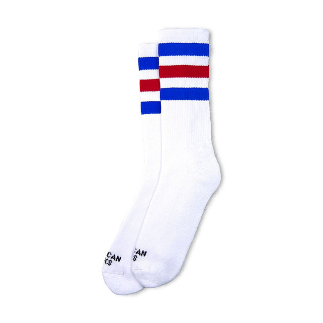 American Socks Mid High American Pride II Socks Blue / Red / Blue Str