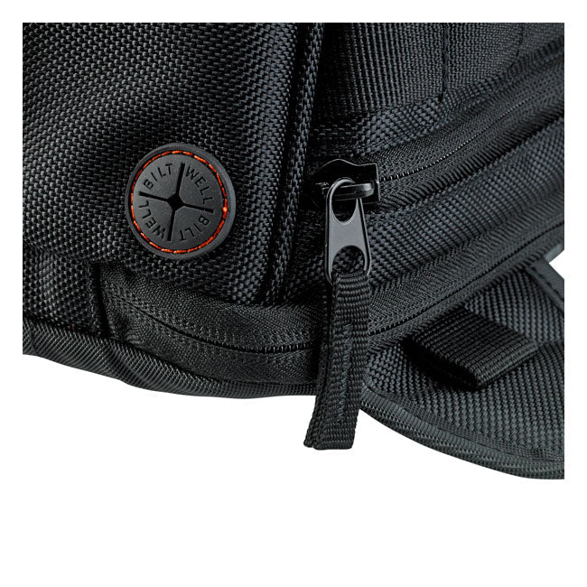 Biltwell Exfil-11 Tank Bag Black - FREE UK Shipping, FREE 365 Day Returns | Moto Central