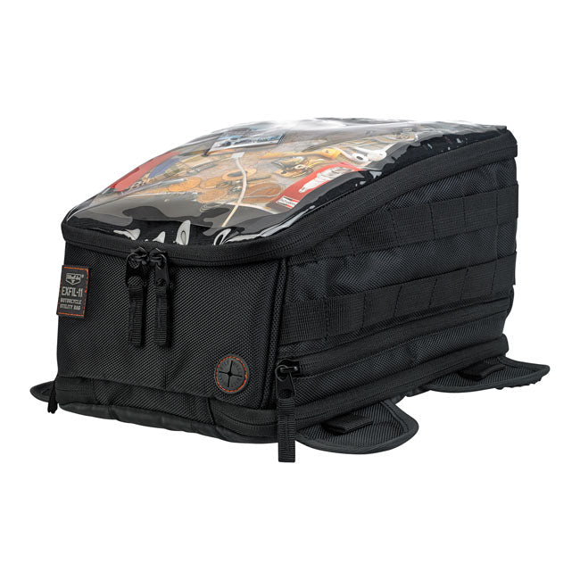 Biltwell Exfil-11 Tank Bag Black - FREE UK Shipping, FREE 365 Day Returns | Moto Central