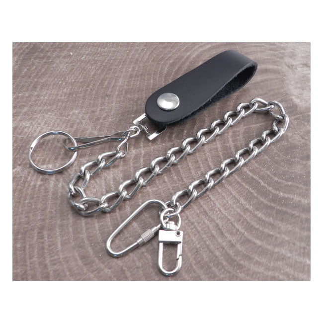 Amigaz Leather Belt Loop Wallet Chain - FREE UK Shipping, FREE 365 Day Returns | Moto Central