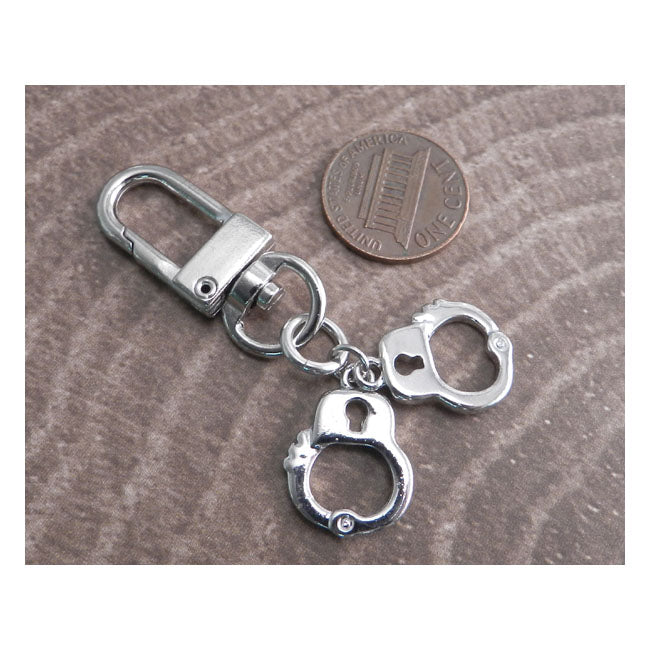 Amigaz Mini Hand Cuff Clip-On Key Chain - FREE UK Shipping, FREE 365 Day Returns | Moto Central