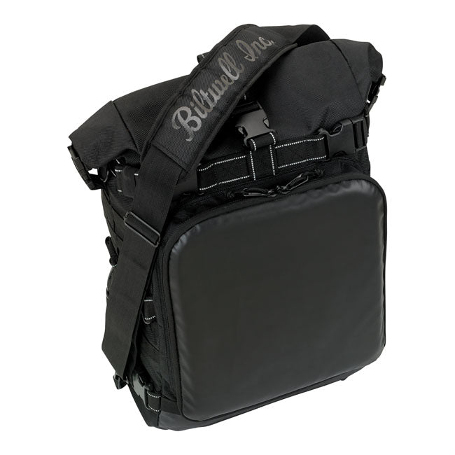 Biltwell Exfil-80 Bag Black - FREE UK Shipping, FREE 365 Day Returns | Moto Central