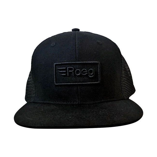 Roeg Blake Flat Panel Cap Black - FREE UK Shipping, FREE 365 Day Returns | Moto Central