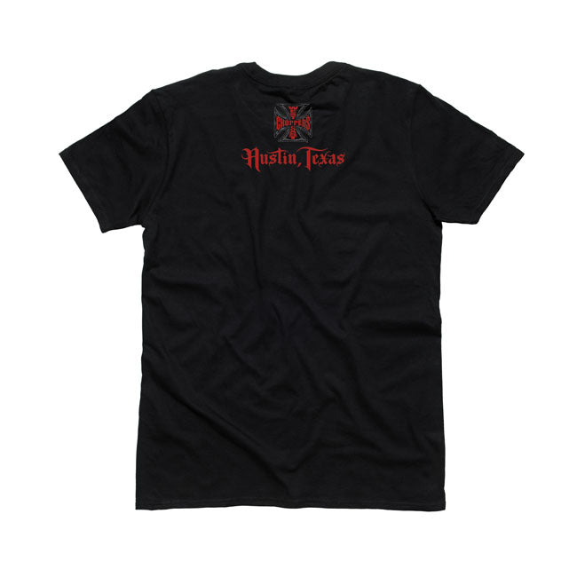 West Coast Choppers Chief T-Shirt Vintage Black