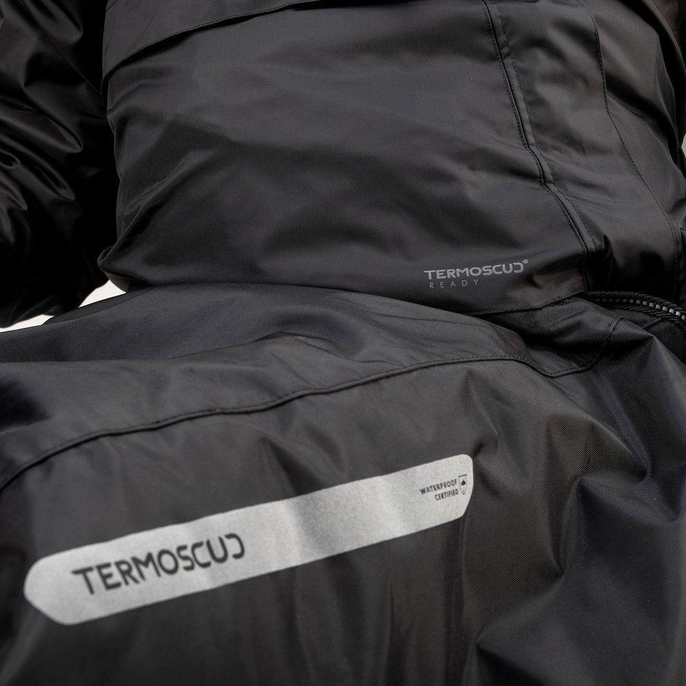 Tucano Urbano Tucanorak Hydroscud Rain Jacket Black - FREE UK Shipping, FREE 365 Day Returns | Moto Central