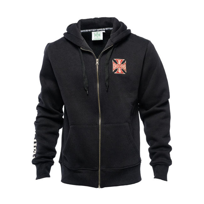 West Coast Choppers EL Diablo Zip Hoodie Black