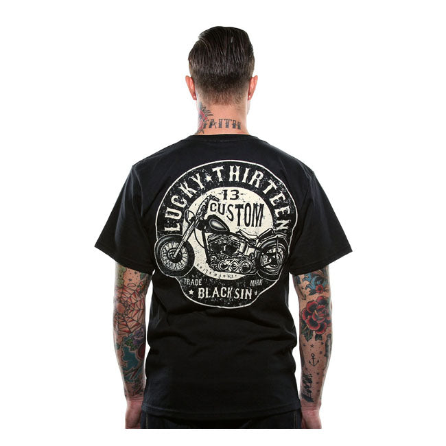 Lucky 13 Black Sin T-Shirt Black