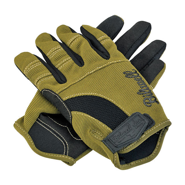 Biltwell Moto Gloves Olive / Black / Tan - FREE UK Shipping, FREE 365 Day Returns | Moto Central