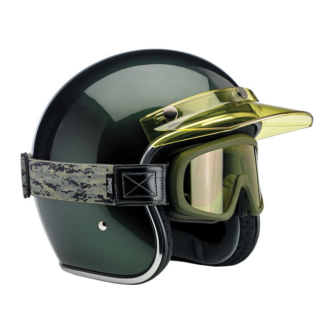 Biltwell Overland 2.0 Grunt Goggles Olive Camo - FREE UK Shipping, FREE 365 Day Returns | Moto Central