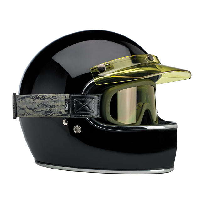 Biltwell Overland 2.0 Grunt Goggles Olive Camo - FREE UK Shipping, FREE 365 Day Returns | Moto Central