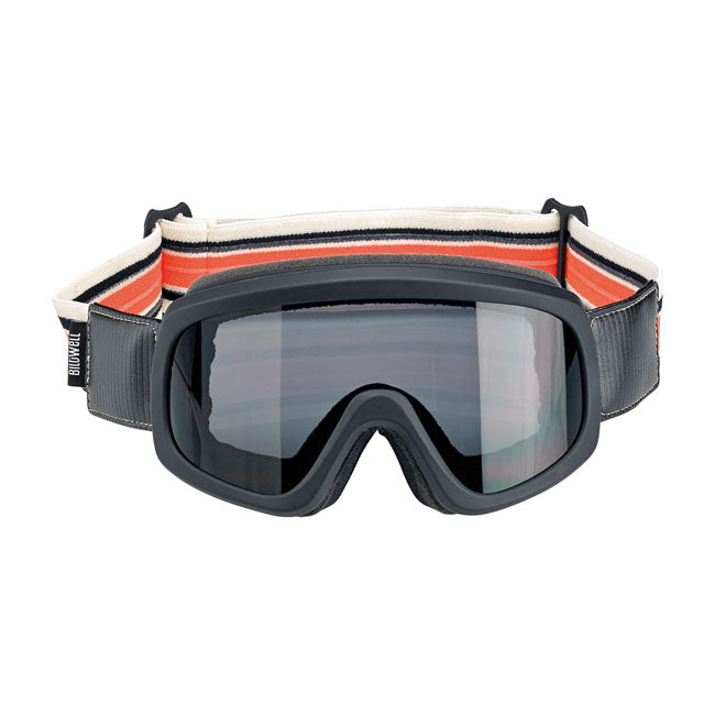 Biltwell Overland 2.0 Racer Goggles Black / Cream / Orange - FREE UK Shipping, FREE 365 Day Returns | Moto Central