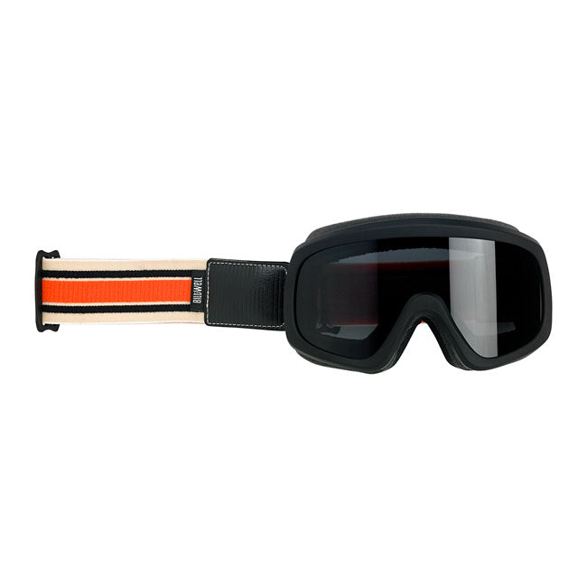 Biltwell Overland 2.0 Racer Goggles Black / Cream / Orange - FREE UK Shipping, FREE 365 Day Returns | Moto Central