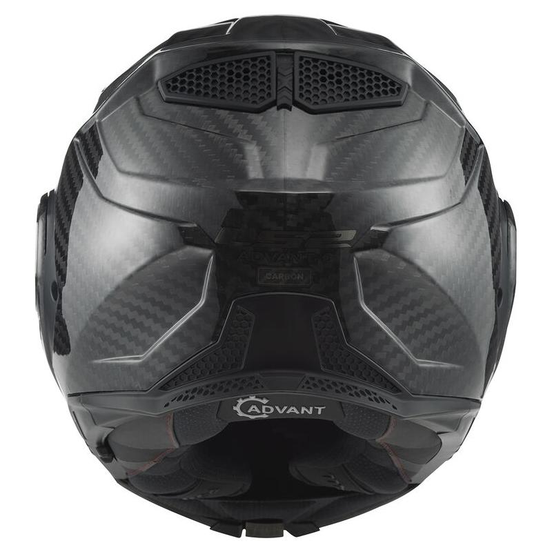 LS2 FF901 Advant X Carbon ECE 22.06 Flip-Up Helmet Solid Carbon