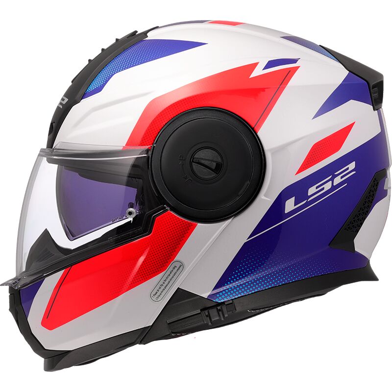 LS2 FF902 Scope 2 Duria Flip-Up Helmet White / Blue / Red