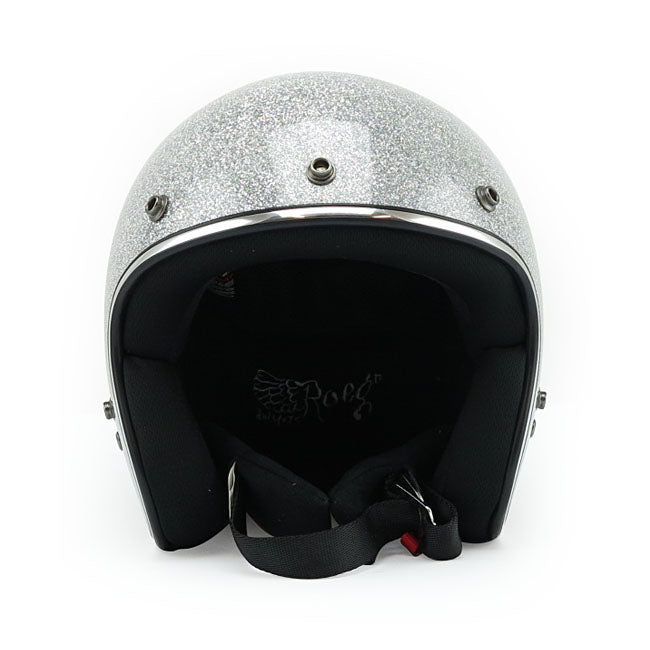 Roeg Jett Helmet Disco Ball Silver