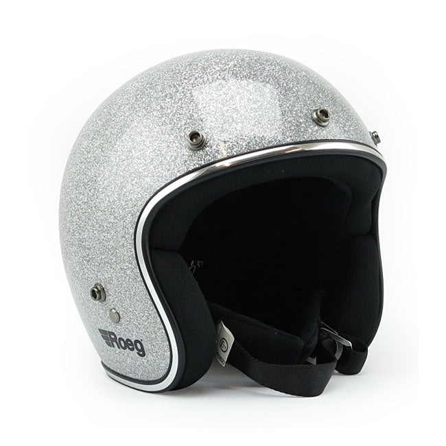 Roeg Jett Helmet Disco Ball Silver