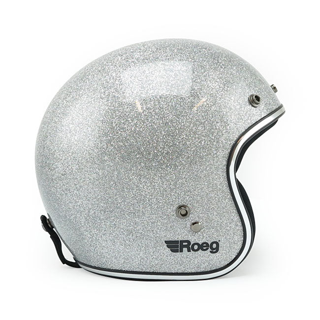 Roeg Jett Helmet Disco Ball Silver