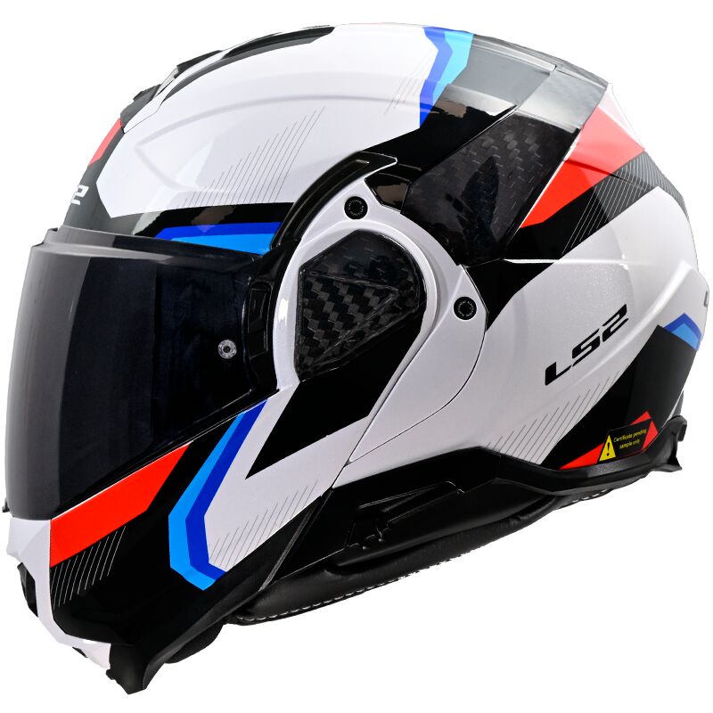 LS2 FF910 Advant 2 Flip-Up Helmet Triple White / Blue / Red