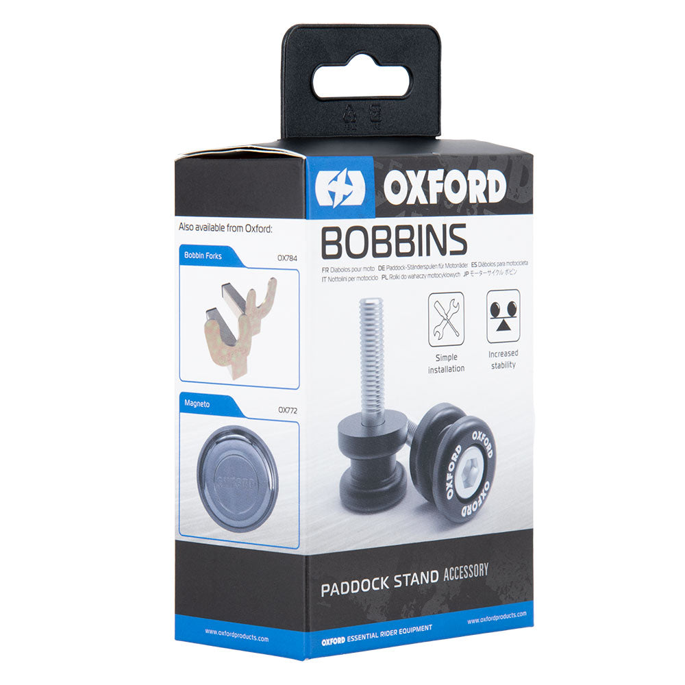 Oxford M12 Bobbins Black - 1.25 Thread