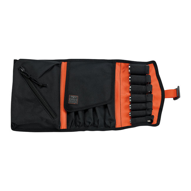 Biltwell Exfil-0 Tool Roll Black - FREE UK Shipping, FREE 365 Day Returns | Moto Central